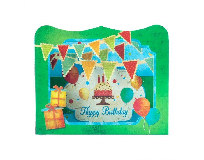 Gespaensterwald 3D картичка, Happy Birthday Party