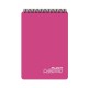Gipta Chromo Block Пад А4, офсет бял, широк ред, микроперфорация, PP корица, със спирала, 80 листа