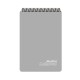Gipta Chromo Block Пад А4, офсет бял, широк ред, микроперфорация, PP корица, със спирала, 80 листа
