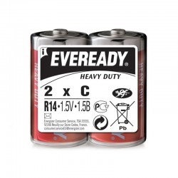 Energizer Цинкова батерия Eveready, HD, C, 1.5V, 2 броя във фолио - Accesorii de birou