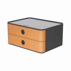 HAN Бокс Allison Smart-Box, с 2 чекмеджета, кафяв - Accesorii de birou