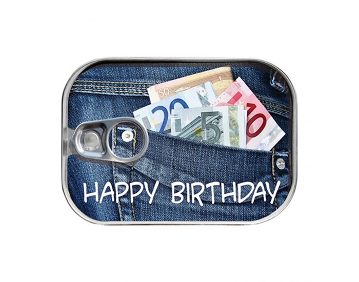 Gespaensterwald Картичка-консерва, Happy Birthday Money