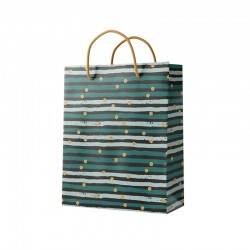 Gipta Подаръчна торбичка Xxsmall Dots, с конопени дръжки, 108 х 60 х 175 mm - Decorațiuni