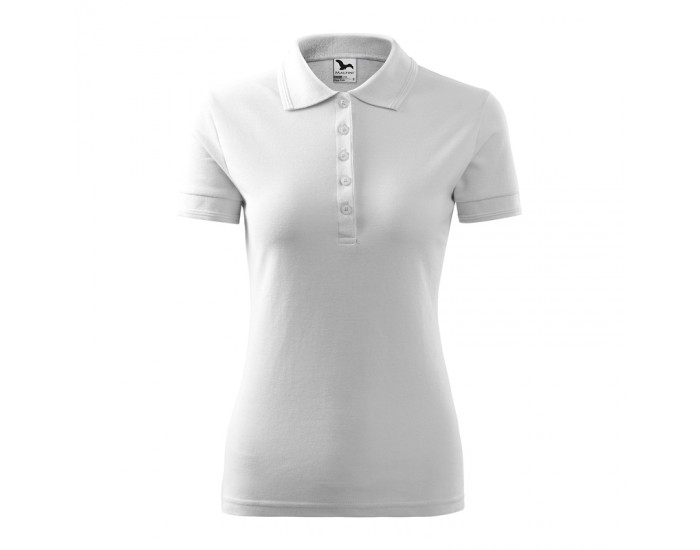 Malfini Дамска тениска Pique Polo 210, размер L, бяла