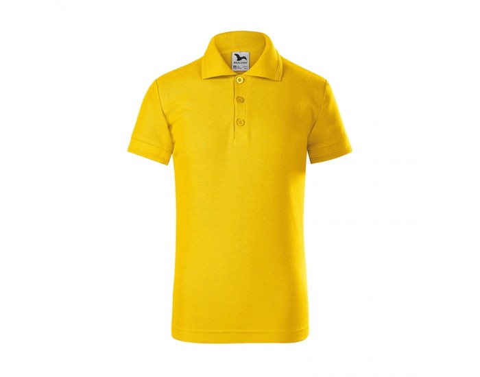 Malfini Детска тениска Pique Polo 222, размер 146 cm, възраст 10 години, жълта