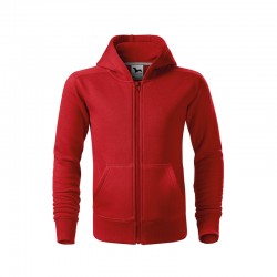 Malfini Детски суитшърт Zipper 412, поларен, размер 134 cm, възраст 8 години, червен - Decorațiuni