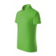 Malfini Детска тениска Pique Polo 222, размер 122 cm, възраст 6 години, зелена