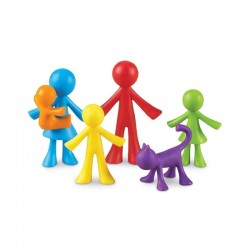 Learning Resources Фигури Семейство, за сортиране и броене, 72 броя - Accesorii de birou