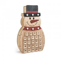 Small Foot Календар Снежен човек, дървен, 23 х 8 х 40 cm - Small Foot
