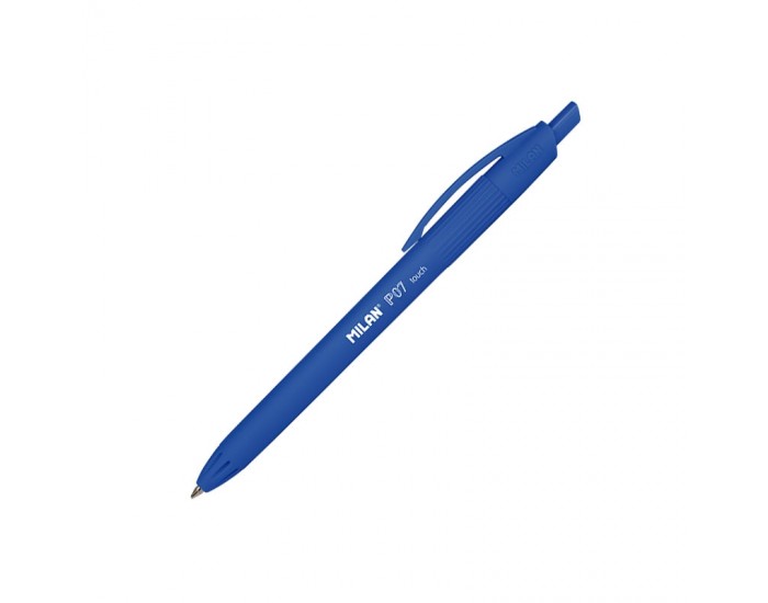 Milan Химикалка P1 Touch, автоматична, 0.7 mm, синя