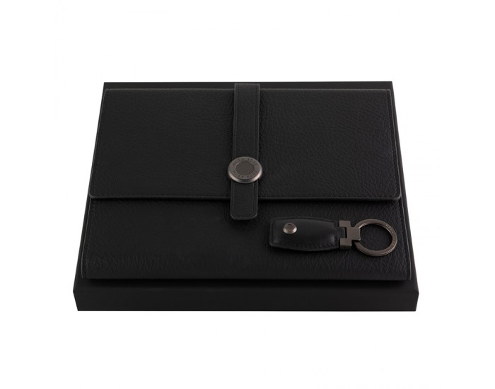 Hugo Boss Комплект ключодържател и папка Executive, A5