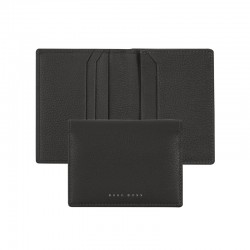 Hugo Boss Калъф за карти Storyline, тъмносив - Accesorii