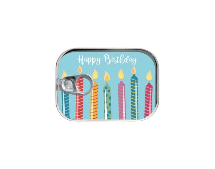 Gespaensterwald Картичка-консерва, Happy Birthday candles