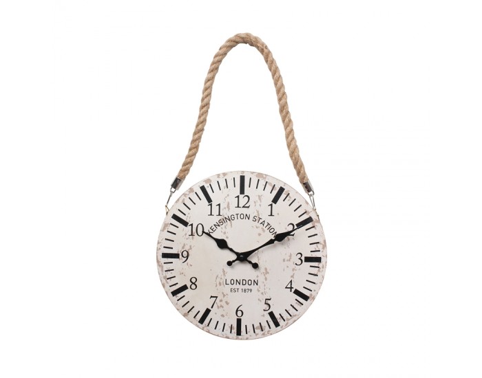 Splendid Стенен часовник Kensington, диаметър 30 cm, бежов