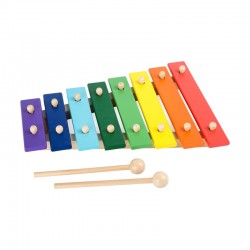 Small Foot Ксилофон, цветен, дървен, 30 х 22 х 4.5 cm - Artă și divertisment