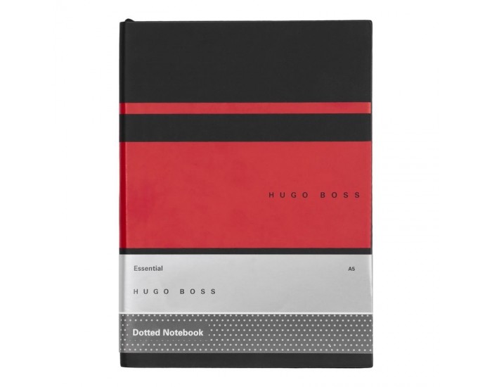 Hugo Boss Тефтер Essential Gear Matrix, на точки A5, червен