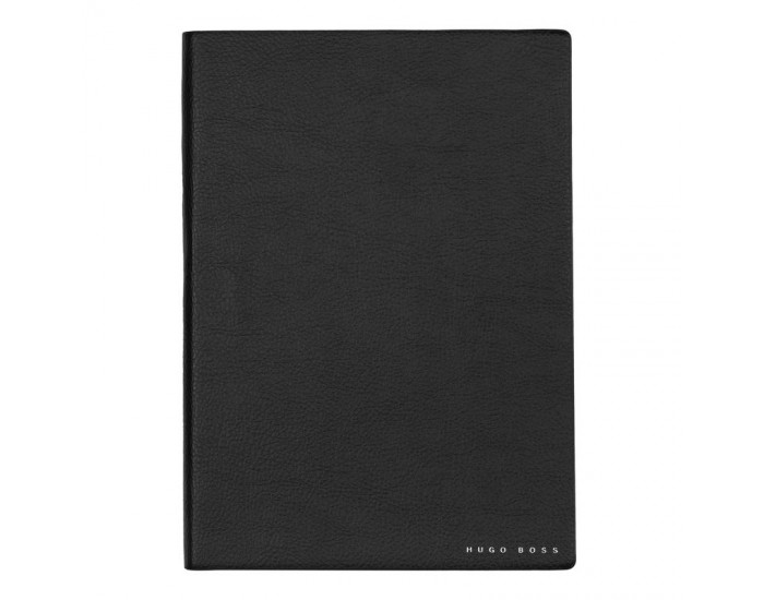 Hugo Boss Тефтер Essential Storyline, на точки, A5, черен