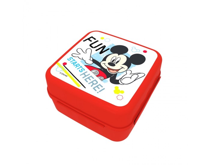 Disney Комплект, бутилка 500 ml и кутия за обяд Mickey Mouse