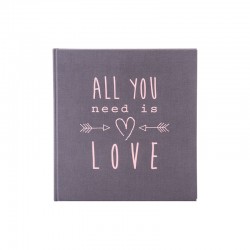 Goldbuch Албум All you need is love, 30 х 31 cm, сив - Decorațiuni