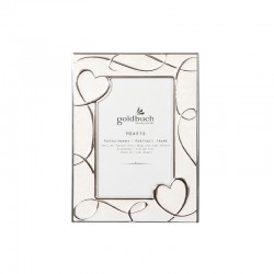 Goldbuch Рамка за снимка Hearts, метална, 10 х 15 cm - Decorațiuni