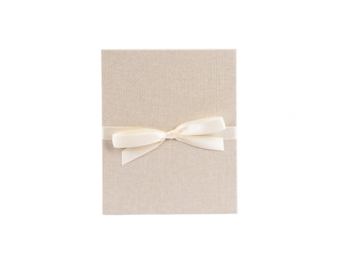 Goldbuch Албум-книга, за 10 снимки, с ленена корица и панделка, 16 х 19 cm, бежов