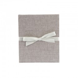Goldbuch Албум-книга, за 10 снимки, с ленена корица и панделка, 16 х 19 cm, сив - Decorațiuni