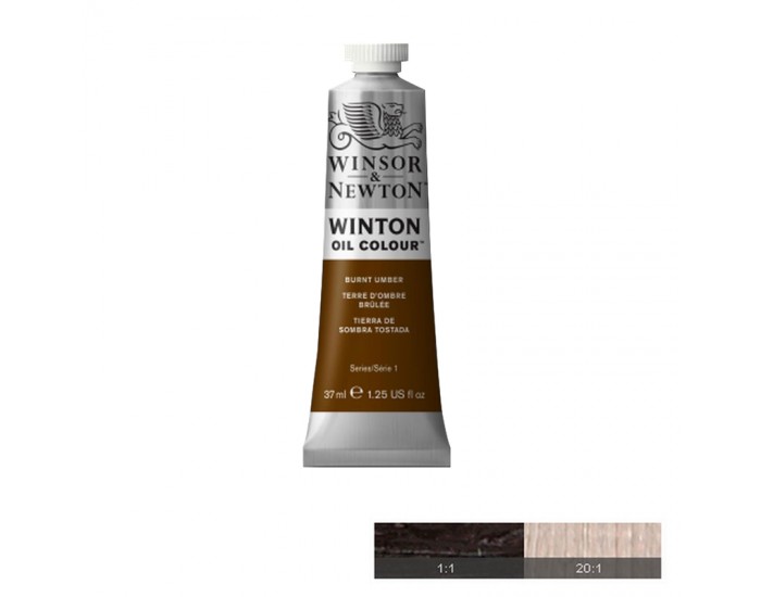 Winton Маслена боя, Burnt Umber, 37 ml