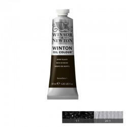 Winton Маслена боя, Ivory Black, 37 ml - Papetărie