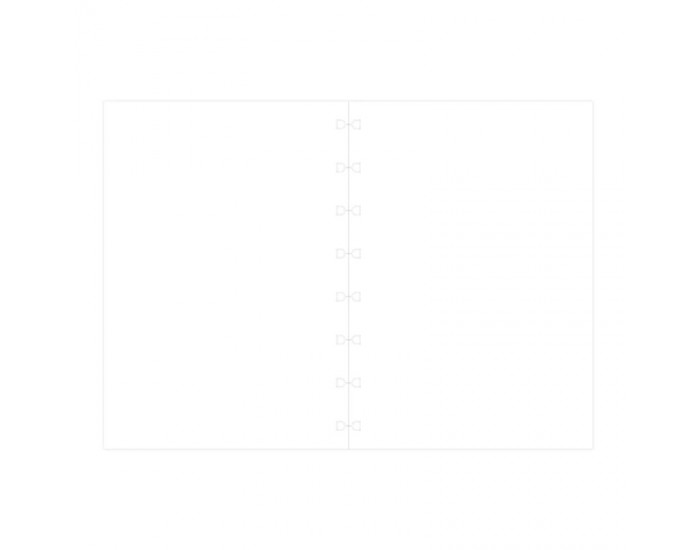 Filofax Пълнител за тефтер, A5, бял