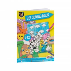 Grafix Книжка за оцветяване Животни, А4, 64 страници - Accesorii de birou