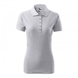 Malfini Дамска тениска Polo 210, размер L, сива - Decorațiuni