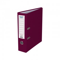 Colori Класьор, 8 cm, PP, без метален кант, бордо - Papetărie