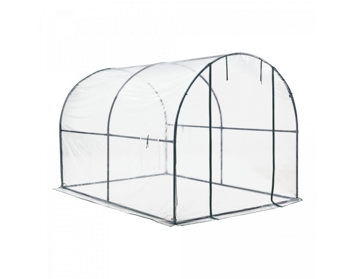 Оранжерия Grünwald, размери 200x300x190cm,  PVC,  прозрачен цвят