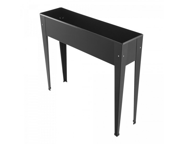 Повдигната леха Lelystad, размери  97x24x20 см,  Стомана,  Антрацит цвят