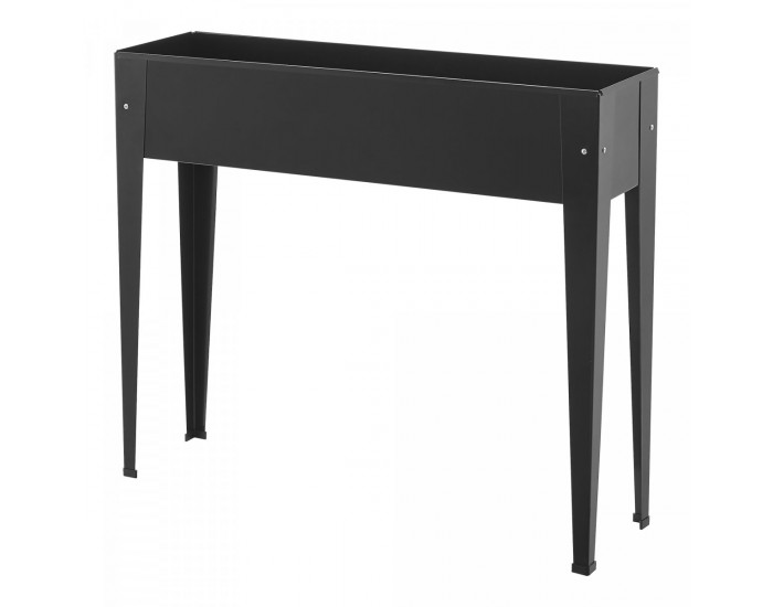 Повдигната леха Lelystad, размери  97x24x20 см,  Стомана,  Антрацит цвят