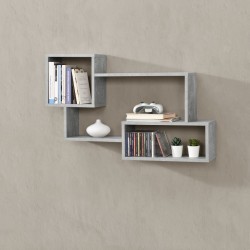 Плаващ рафт Kvinesda,размери 87x18x54см, с 3 отделения, бетонен цвят - Living