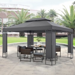 Marquee Lanciano Pavilion 400x300x265cm, Тъмно сиво - Sonata G
