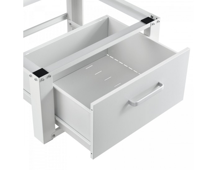 Платформа за перална машина 63 x 54 x 31 cm, до 150 kg, Стомана, Бяла *65095806*