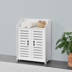 Шкаф за баня Троса, размери 62x45x25 см WPC, Бял - Baie