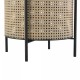 Помощна маса Beaumont , размери 45x35см, цветове черно и пясъчно
