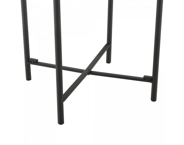 Помощна маса Beaumont , размери 45x35см, цветове черно и пясъчно