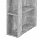 Бар плот Danderyd, размери 120x60x106 см, с 3 рафта, Бетонен вид цвят