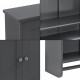Шкаф за баня Steyr, размери  65x49x15 см, Тъмно сив цвят,  MDF
