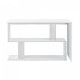Бюро с рафтове Arendal,  форма L, ПДЧ, бял, 76,5 x 120 x 50 cm