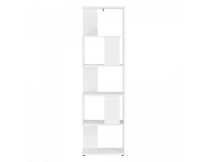 Етажерка Aneby, размери 159x45x24см,  с 5 рафта,  Бял цвят