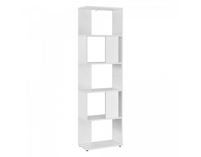 Етажерка Aneby, размери 159x45x24см,  с 5 рафта,  Бял цвят