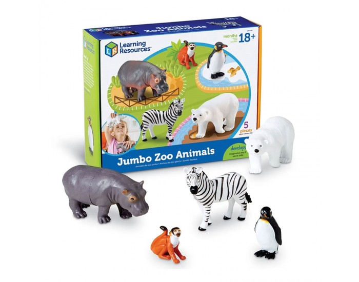 Learning Resources Животни от зоопарка, джъмбо