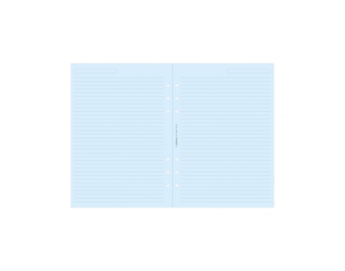 Filofax Пълнител за органайзер, A5, на редове, сини листове