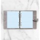 Filofax Пълнител за органайзер, A5, на редове, сини листове