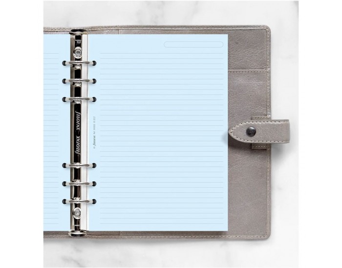 Filofax Пълнител за органайзер, A5, на редове, сини листове